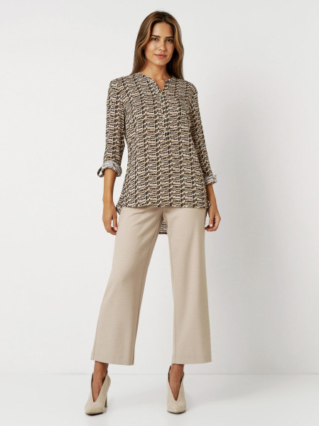 TONI Fashion Style »Bella« multicolour camel Gemusterte Schlupfbluse Super Sparpreis