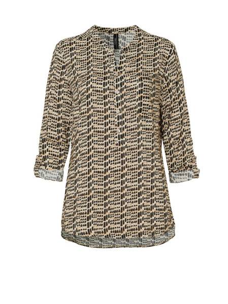 TONI Fashion Style »Bella« multicolour camel Gemusterte Schlupfbluse Super Sparpreis