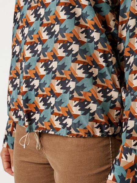 TONI Fashion Style »Bianca« multicolour petrol Bluse mit Hahnentritt Wochenangebot