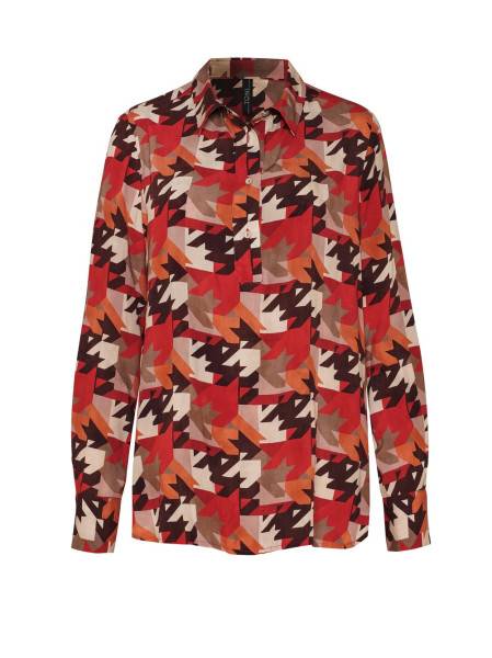 TONI Fashion Style »Celina« multicolour red Bluse mit Hahnentritt Kostenlose Rückgabe
