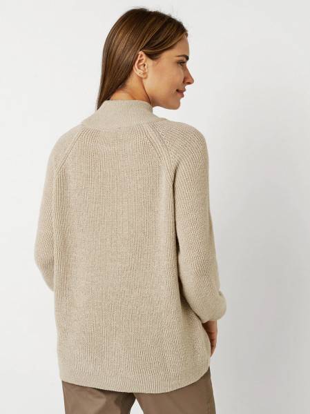 TONI Fashion Style »Insa« sand Strickpulli mit Stehkragen Letzte 3 Tage