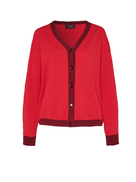 TONI Fashion Style »Ivette« red Roter Cardigan Zeitbegrenzte Promotion