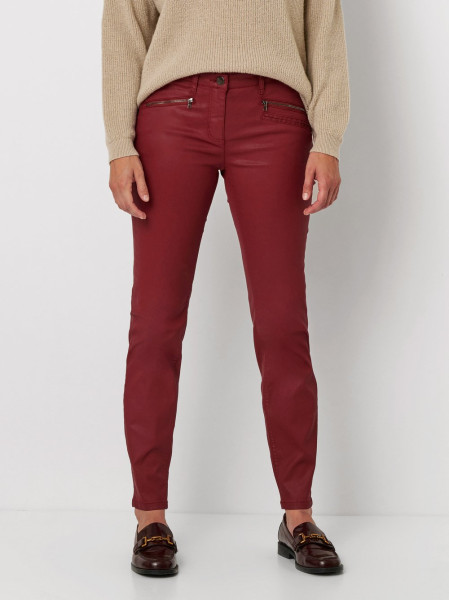 TONI Fashion Style »Perfect Shape« dark red Skinny-Fit im Lederlook Bis zu 50% Rabatt