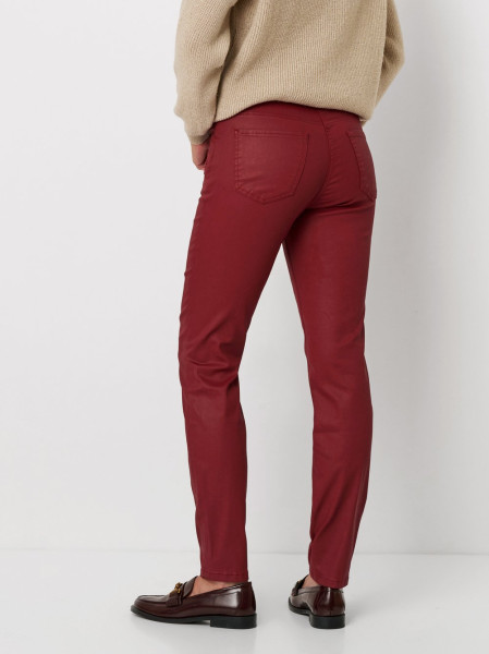 TONI Fashion Style »Perfect Shape« dark red Skinny-Fit im Lederlook Bis zu 50% Rabatt