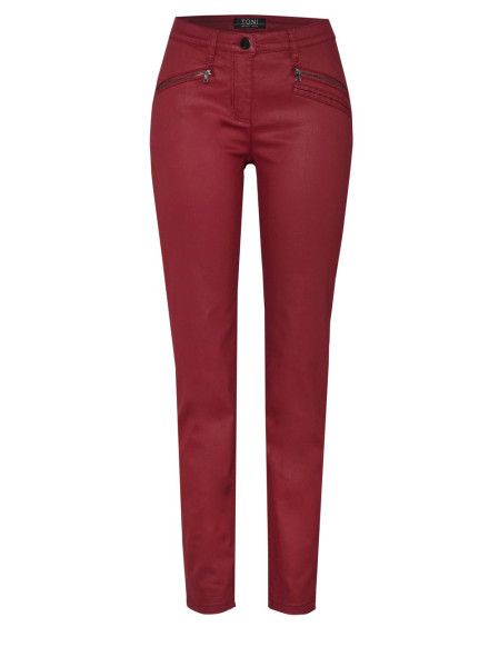 TONI Fashion Style »Perfect Shape« dark red Skinny-Fit im Lederlook Bis zu 50% Rabatt