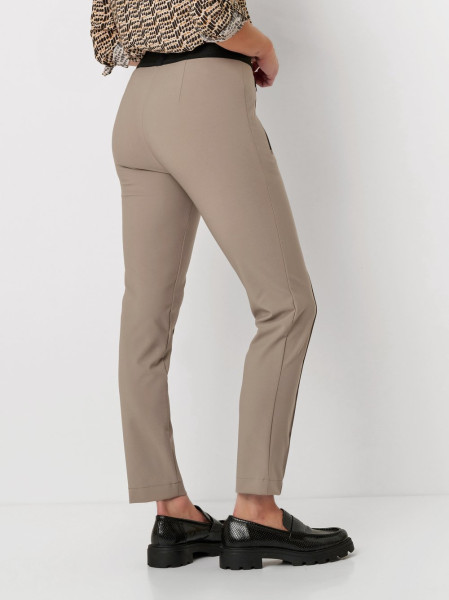 TONI Fashion Style »Jenny« taupe Schmale Businesshose mit Gummizug Bis zu 60% Rabatt
