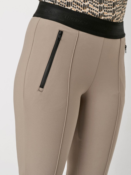 TONI Fashion Style »Jenny« taupe Schmale Businesshose mit Gummizug Bis zu 60% Rabatt