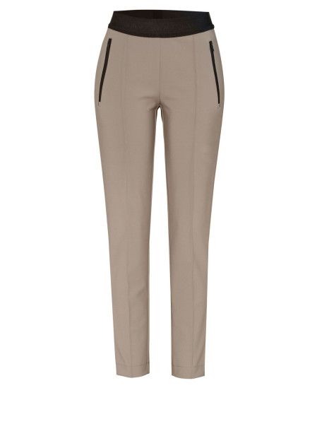TONI Fashion Style »Jenny« taupe Schmale Businesshose mit Gummizug Bis zu 60% Rabatt
