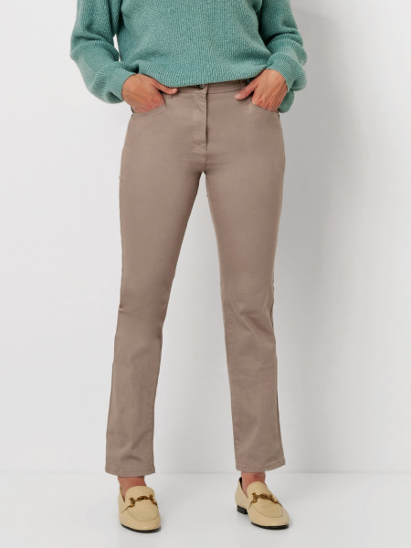 TONI Fashion Style »be loved« taupe Slim-Fit mit hohem Bund Sonderangebot der Fabrik