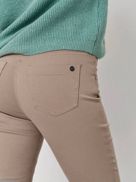 TONI Fashion Style »be loved« taupe Slim-Fit mit hohem Bund Sonderangebot der Fabrik