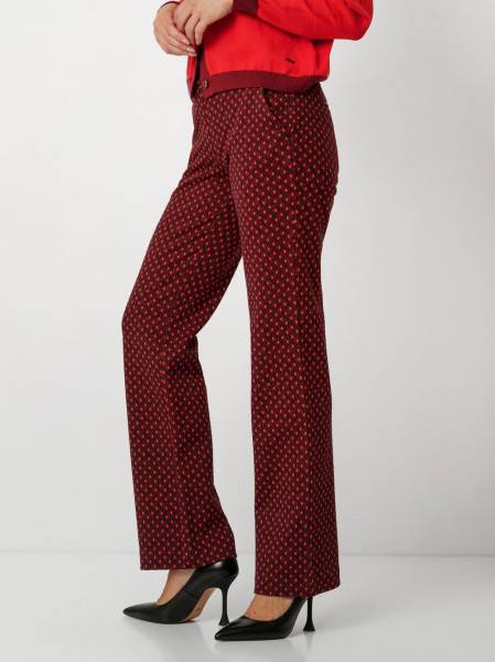 TONI Fashion Style »Jenny« red Gemusterte Wide Leg Nur noch ein Tag übrig