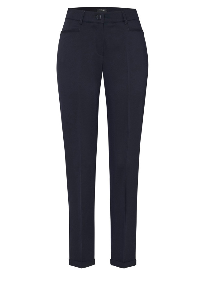 TONI Fashion Style »Jolie« dark blue Schlanke Businesshose Kostenloser Versand international