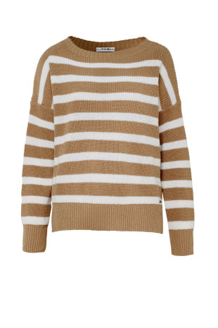 TONI Fashion Style »Inola« camel Lässiger Streifenpulli Begrenzt auf 3 Tage