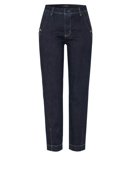 TONI Fashion Style »Liv« dark blue Karottenjeans mit Details Black Friday Preise