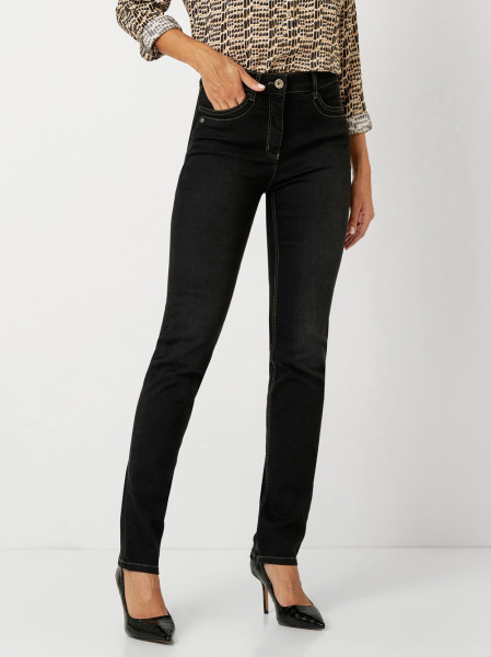 TONI Fashion Style »be loved« black Slim-Fit Jeans mit hohem Bund Im Verkauf