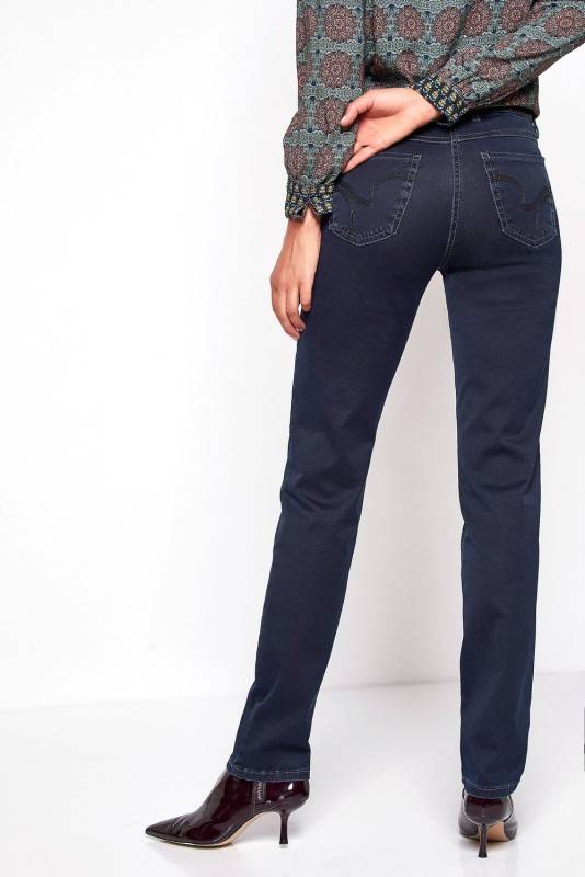 TONI Fashion Style »Perfect Shape« dark blue Dunkle Basic-Shapingjeans Rabatte dieses Monats