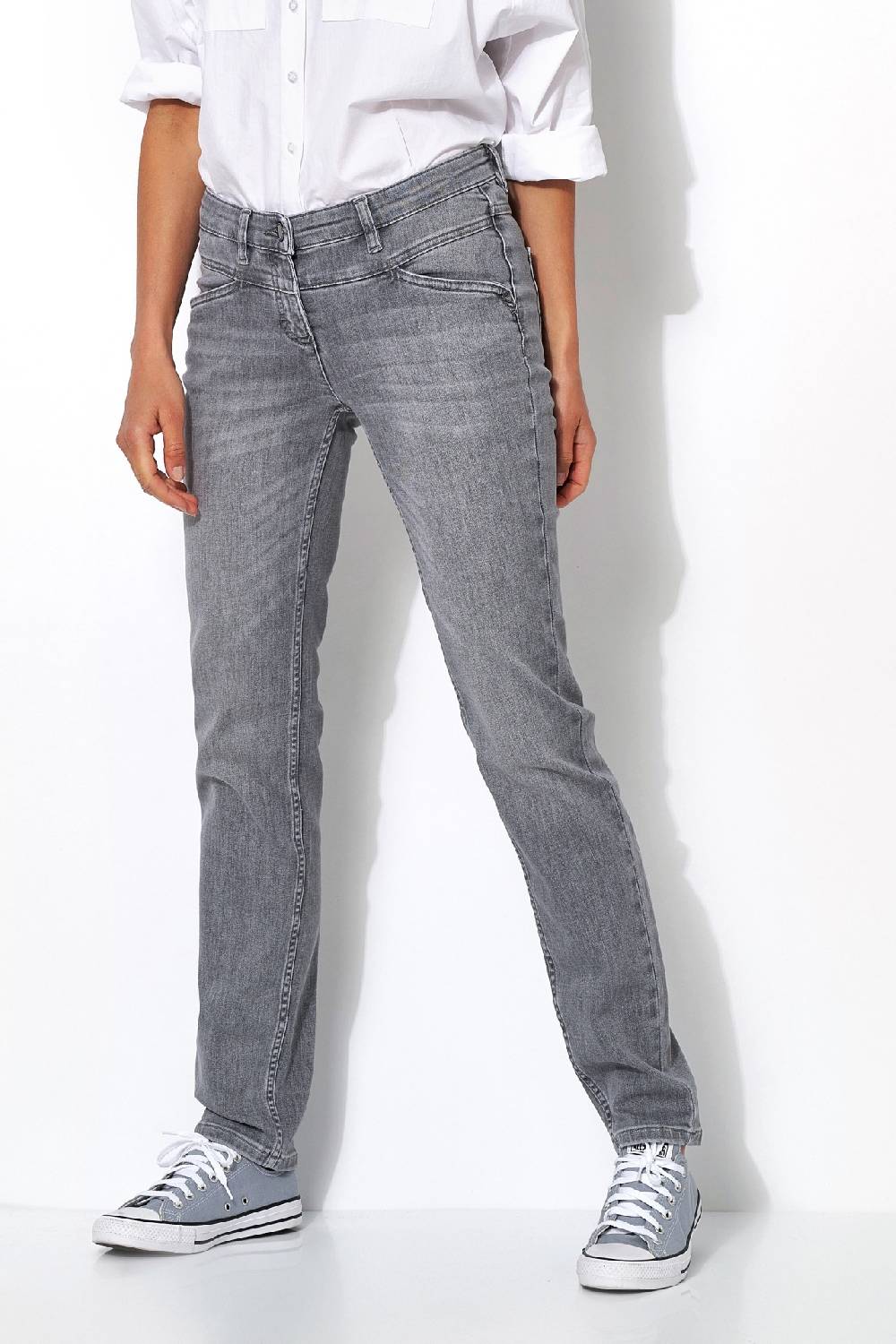 TONI Fashion Style »Perfect Shape« grey used Authentische Shapingjeans Auslauf