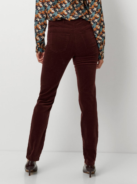 TONI Fashion Style »be loved« dark red Cordhose mit hohem Bund im Angebot