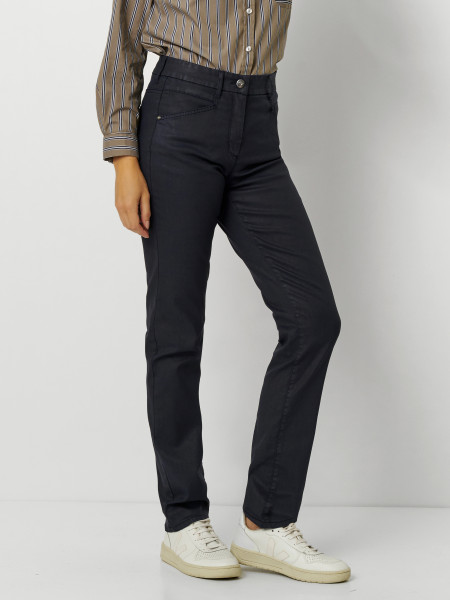 TONI Fashion Style »be loved« dark blue Slim-Fit in Lederoptik Schlussverkauf