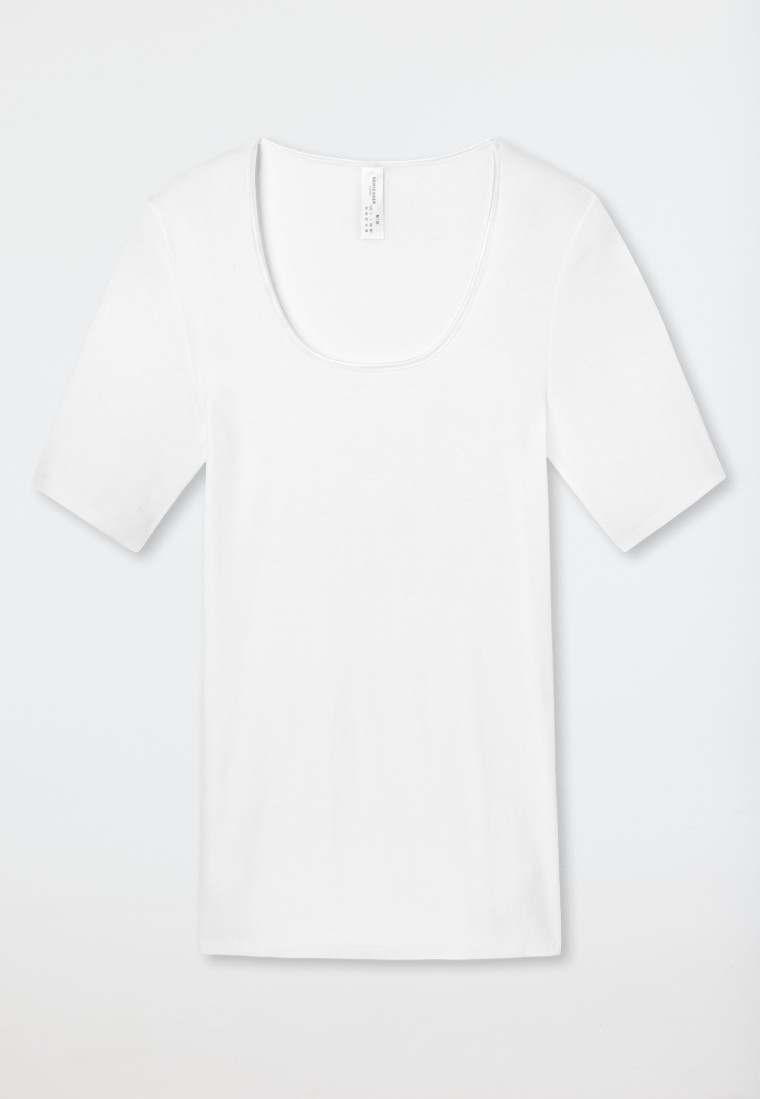 Schiesser Shirt kurzarm weiß - Luxury Exklusive Angebote