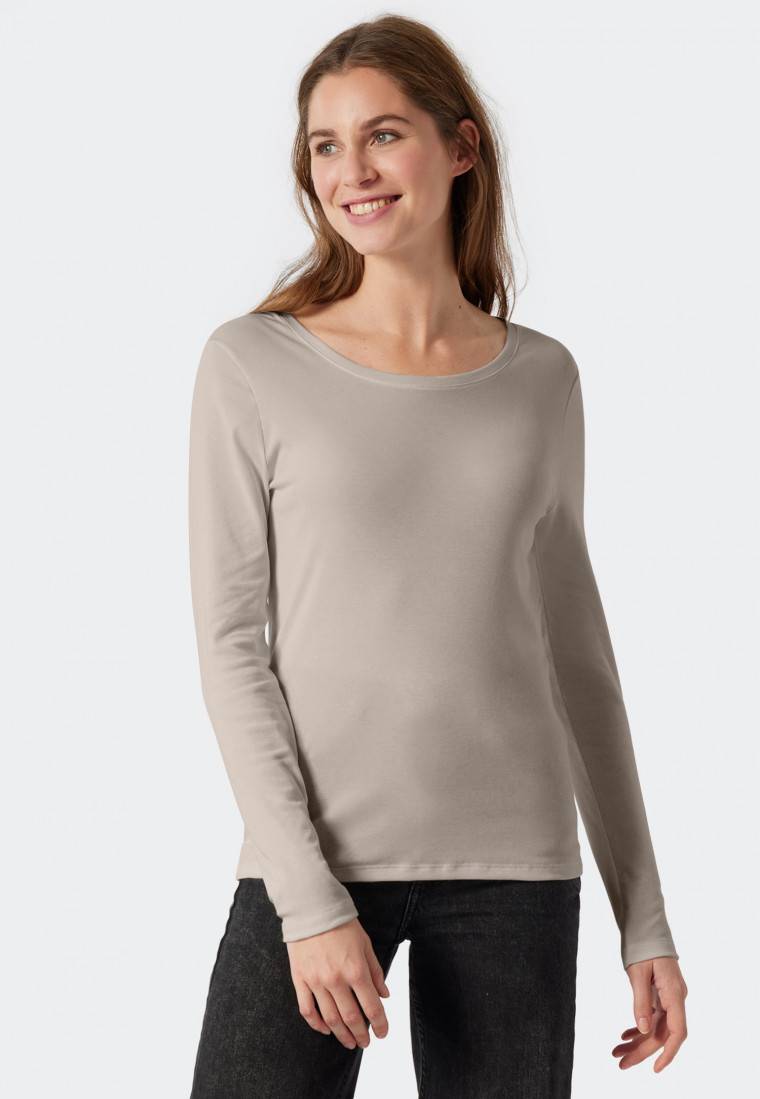 Schiesser Shirt langarm beige - Revival Martina Saisonale Angebote