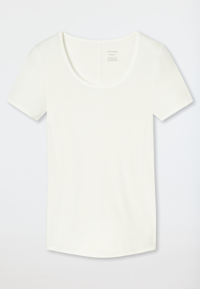 Schiesser Shirt kurzarm naturweiß - Personal Fit JETZT KAUFEN