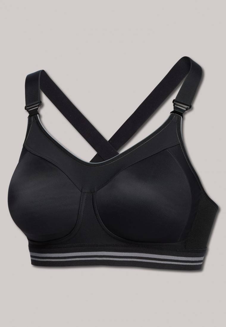 Schiesser Sport-BH Aktiv High Impact schwarz - SCHIESSER Sport Bis zu 55% Rabatt
