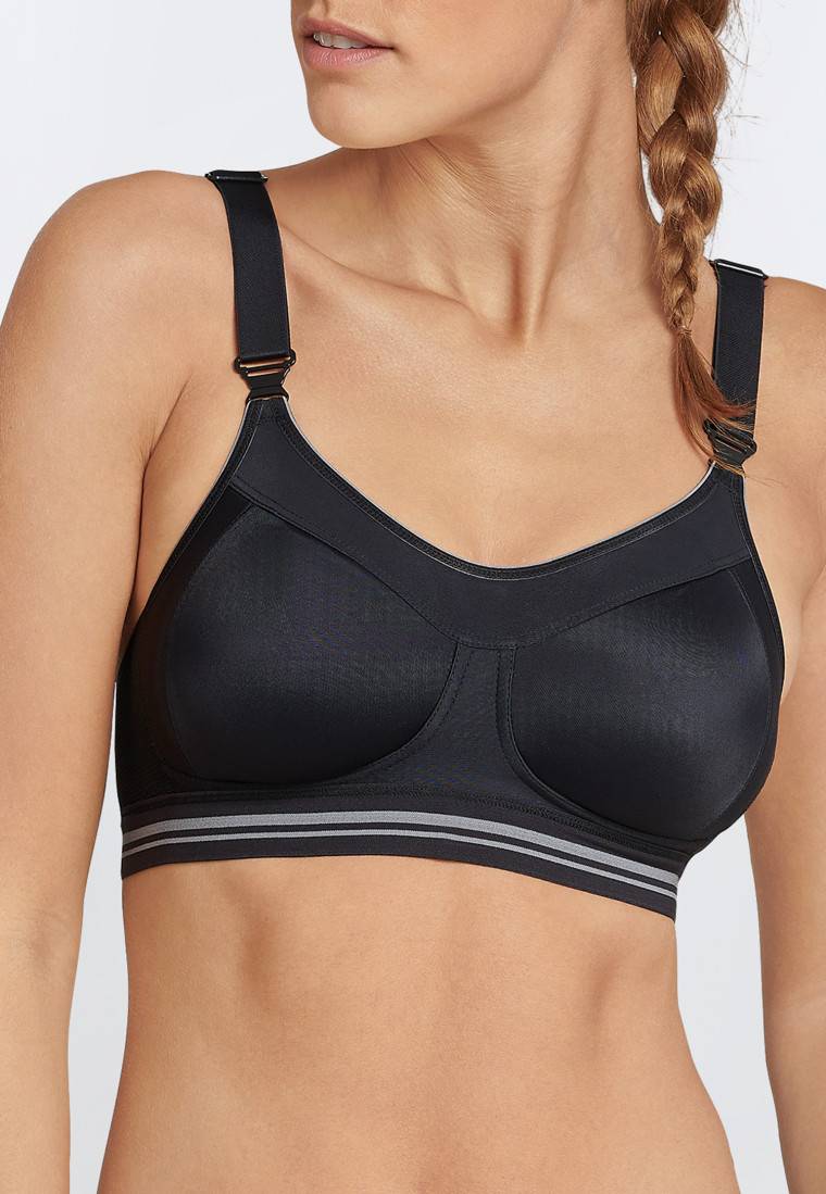 Schiesser Sport-BH Aktiv High Impact schwarz - SCHIESSER Sport Bis zu 55% Rabatt