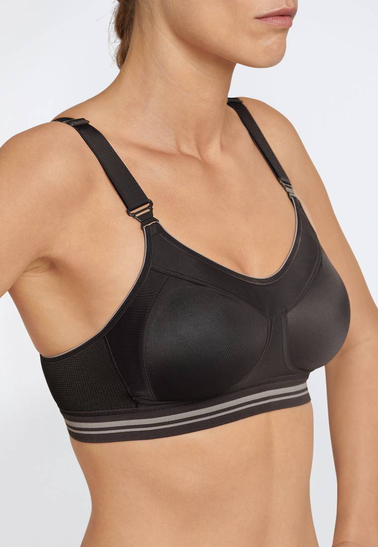 Schiesser Sport-BH Aktiv High Impact schwarz - SCHIESSER Sport Bis zu 55% Rabatt