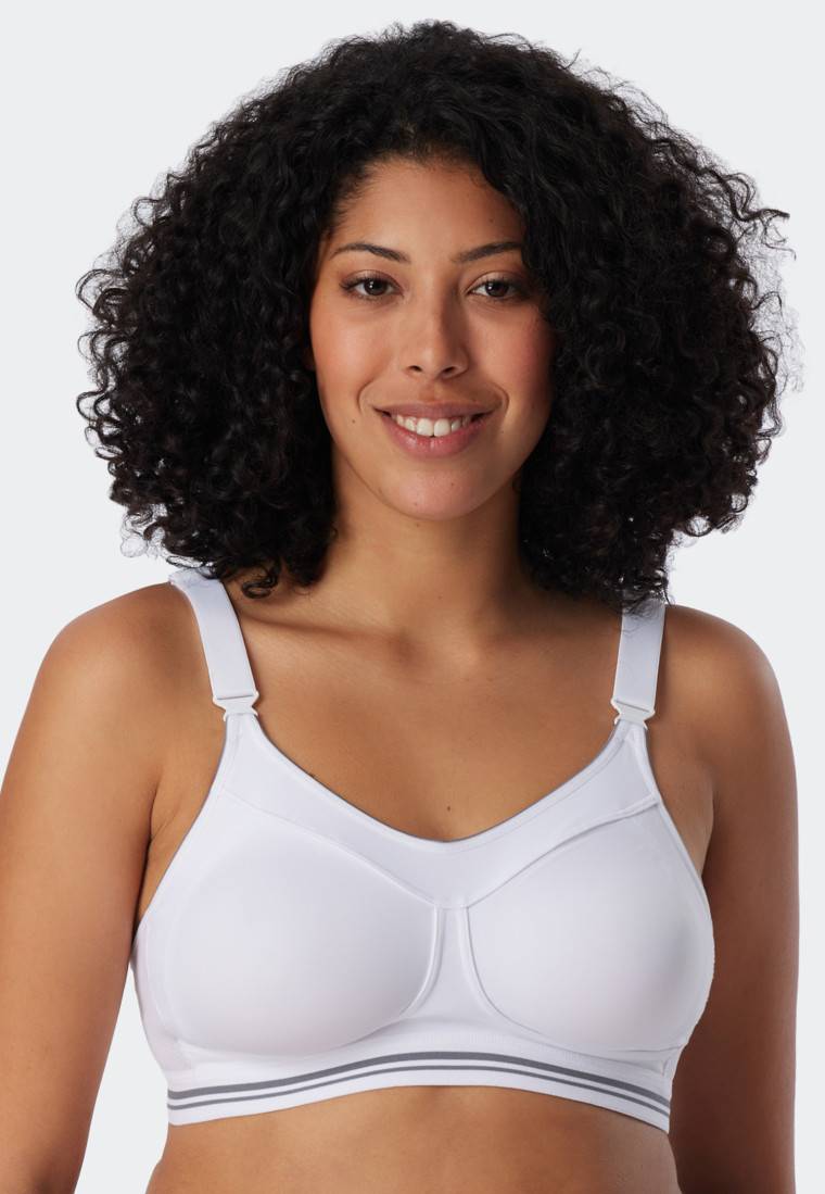 Schiesser Sport-BH Aktiv High Impact weiß - Sport BH Discount Store für neue Produkte