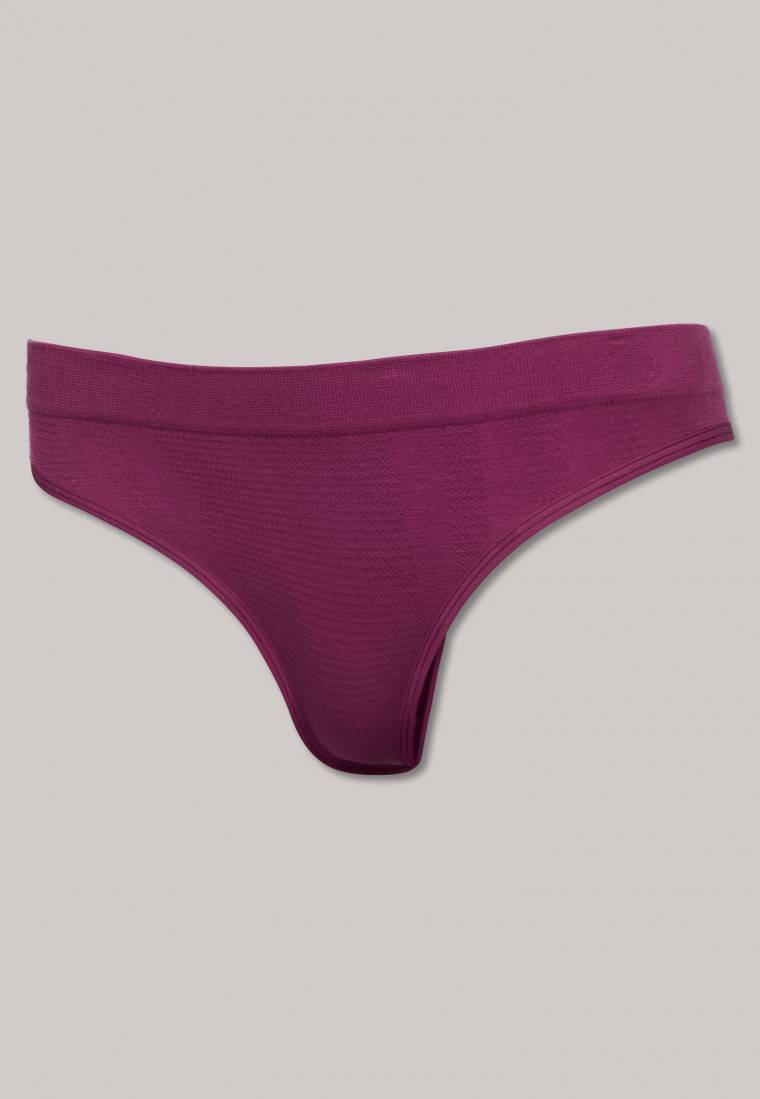 Schiesser Thong seamless Bambus beere - Active Mesh Bamboo Super Rabatt