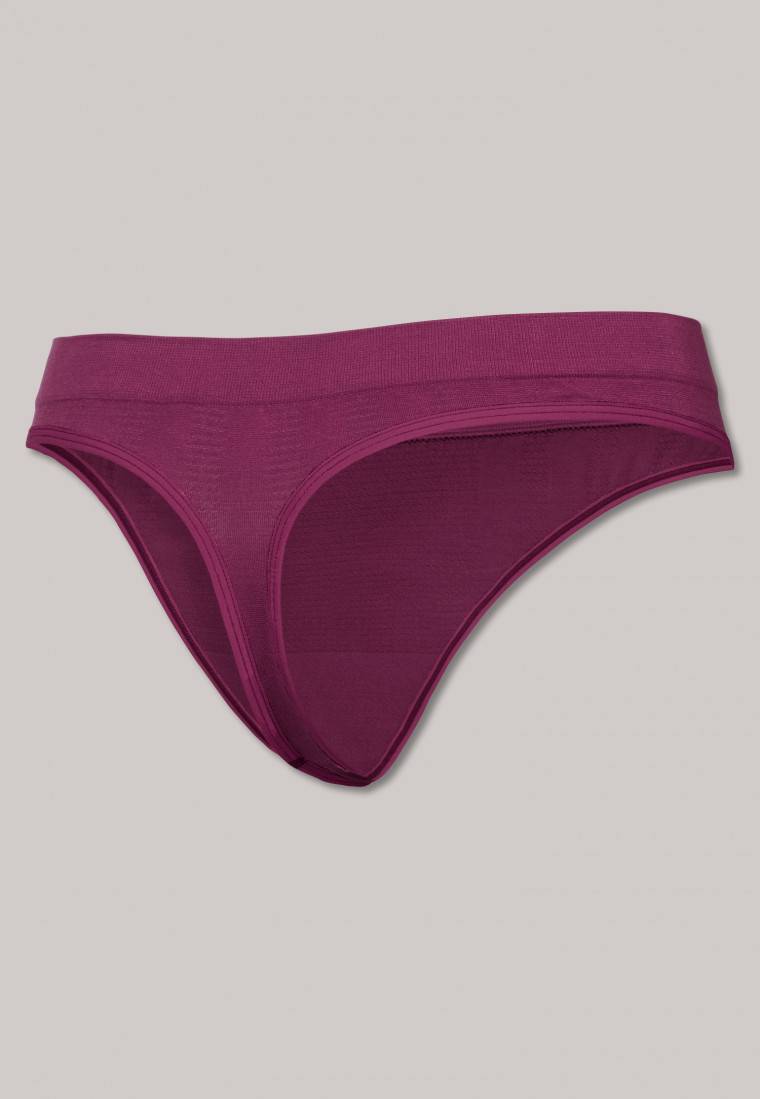 Schiesser Thong seamless Bambus beere - Active Mesh Bamboo Super Rabatt