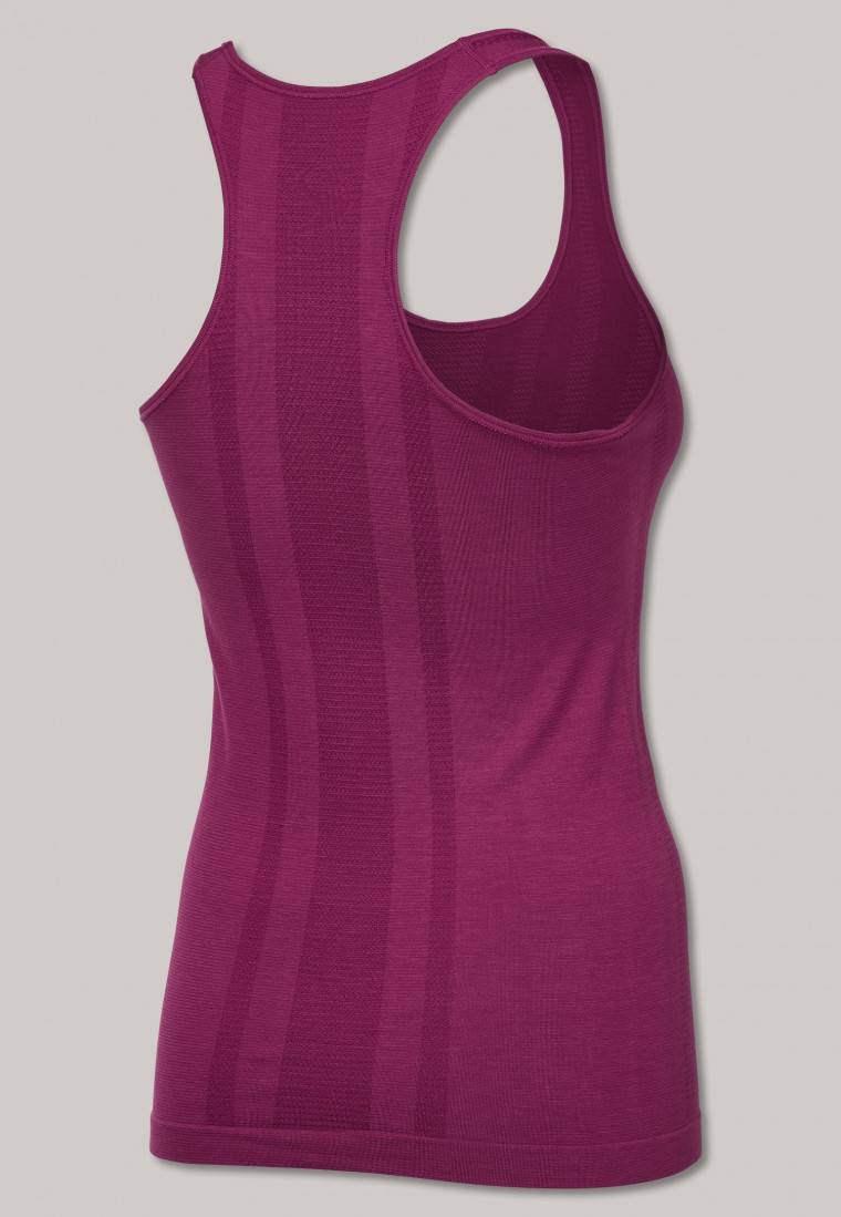 Schiesser Top seamless Bambus beere - Active Mesh Bamboo Riesige Rabatte