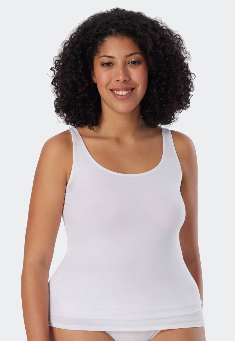 Schiesser Top 2er-Pack Organic Cotton weiß - 95/5 Rabatte dieses Monats
