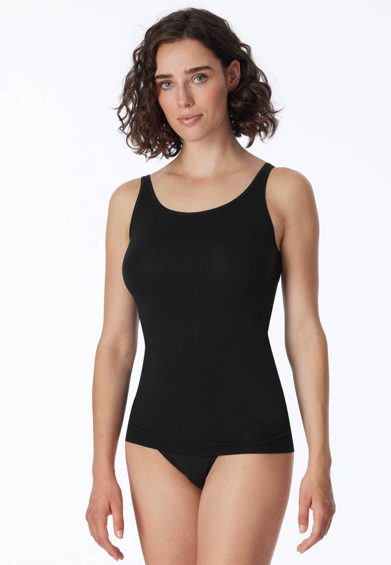 Schiesser Top 2er-Pack Organic Cotton schwarz - 95/5 Outlet