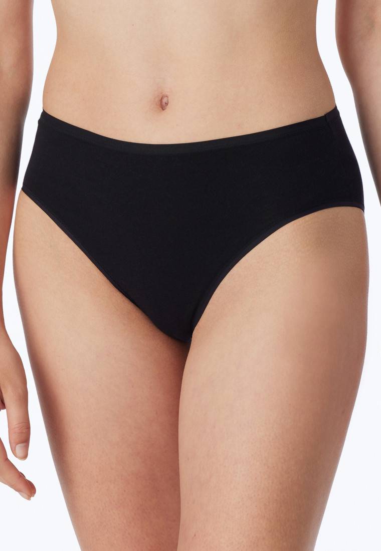 Schiesser Slips 3er-Pack schwarz - Essentials Blitzangebot