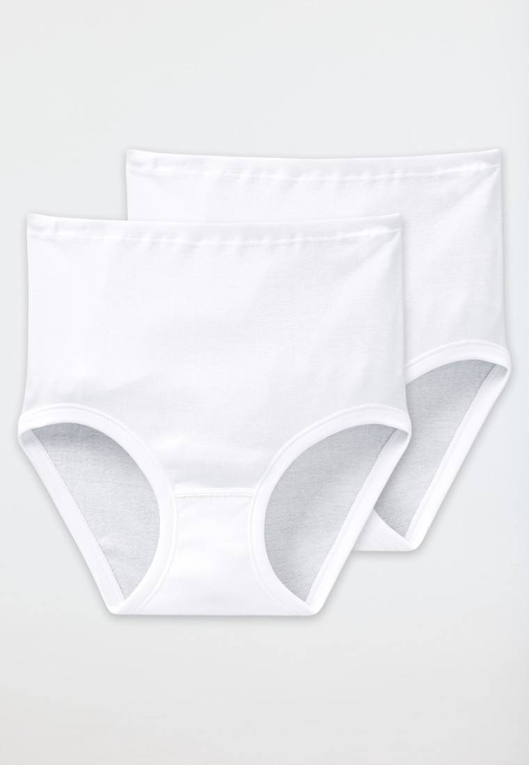 Schiesser Taillenslips 2er- Pack Feinripp weiß - Original Feinripp Saisonale Angebote