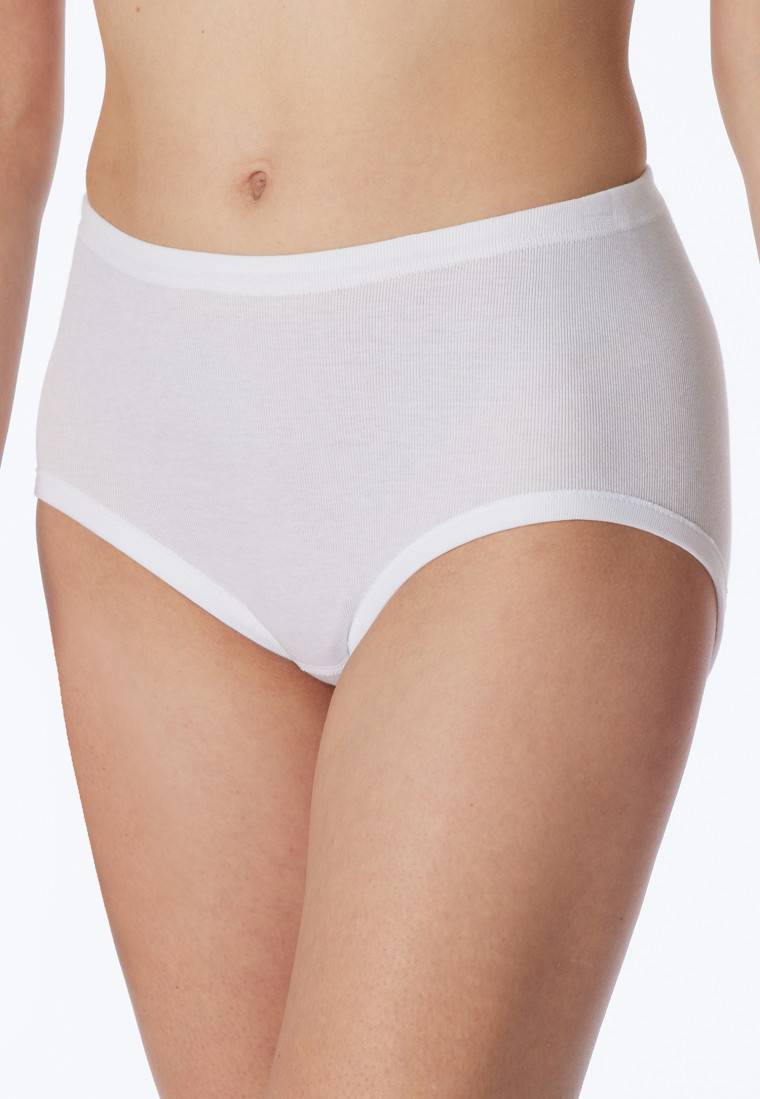 Schiesser Taillenslips 2er- Pack Feinripp weiß - Original Feinripp Saisonale Angebote