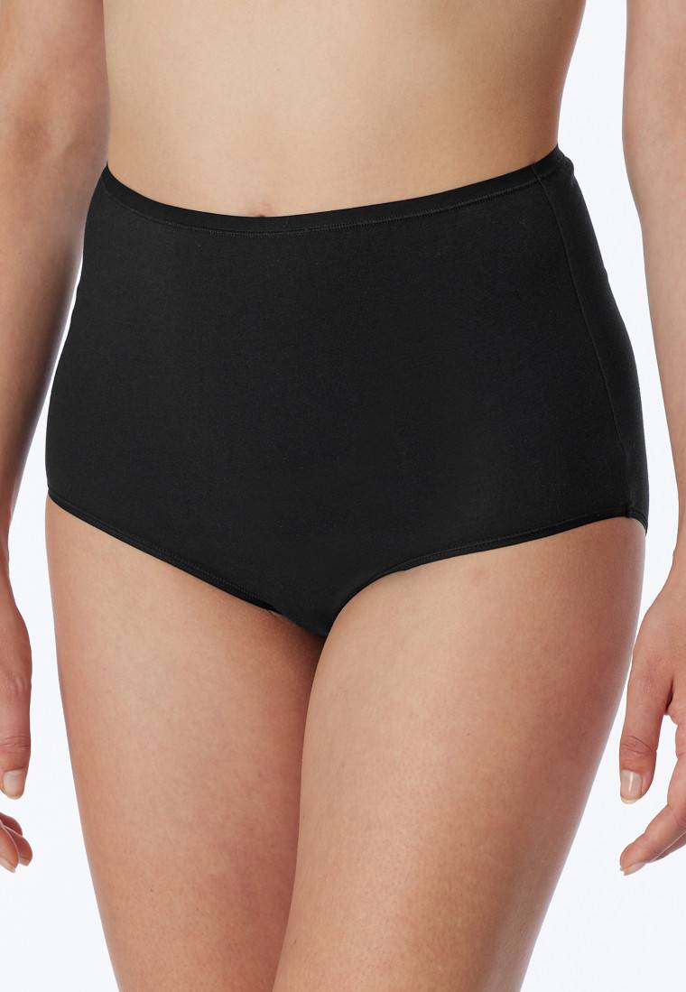 Schiesser Maxislips 2er-Pack Organic Cotton schwarz - 95/5 Sonderangebote