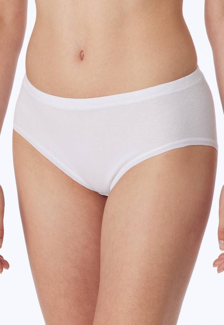 Schiesser Hüftslips 2er-Pack Feinripp weiß - Original Classics Begrenzte Freigabe