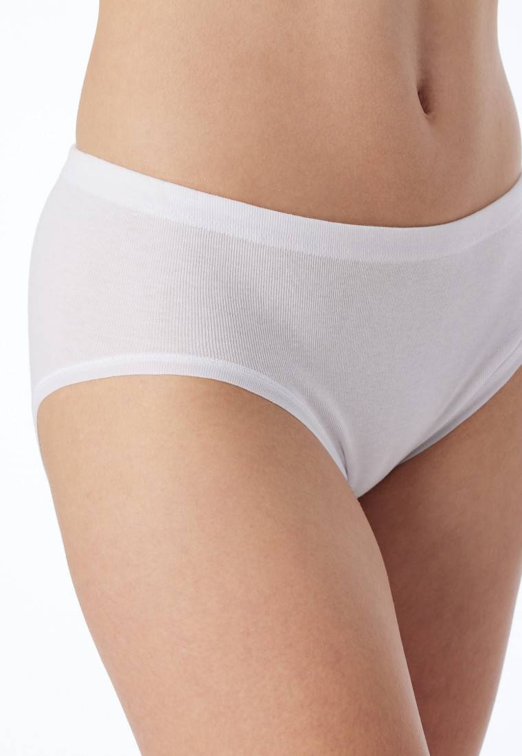 Schiesser Hüftslips 2er-Pack Feinripp weiß - Original Classics Begrenzte Freigabe