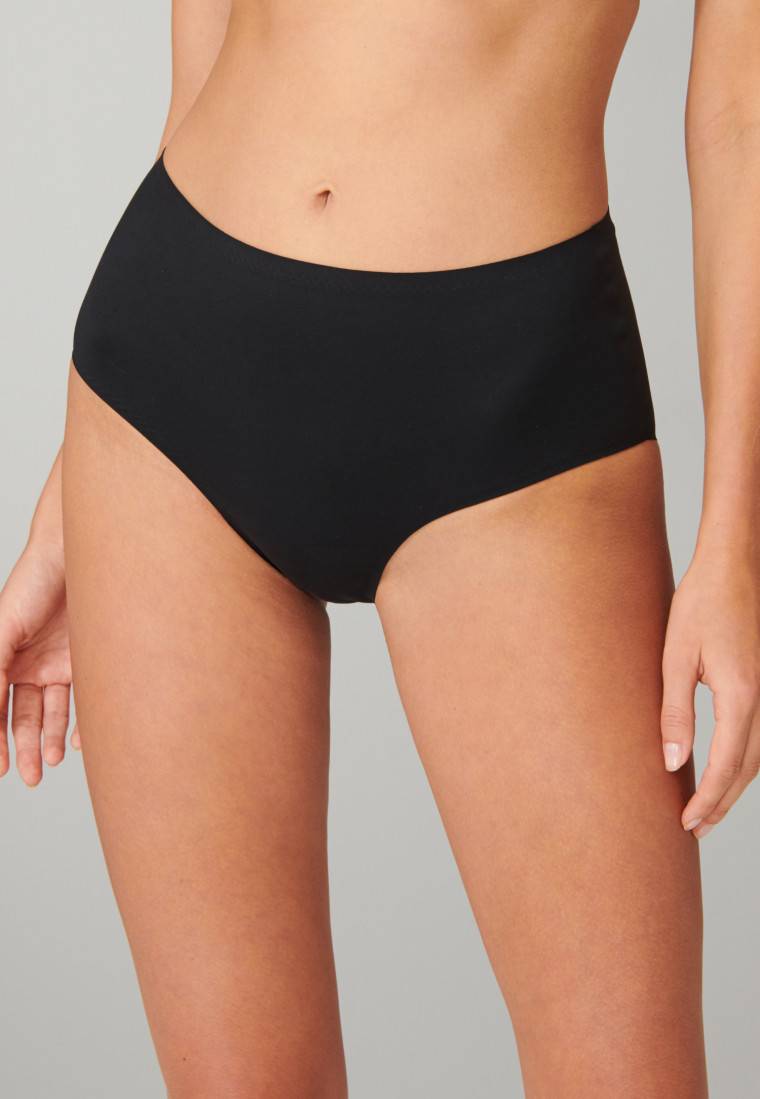 Schiesser Maxi-Slip Microfaser schwarz - Invisible Soft Letzte 3 Tage
