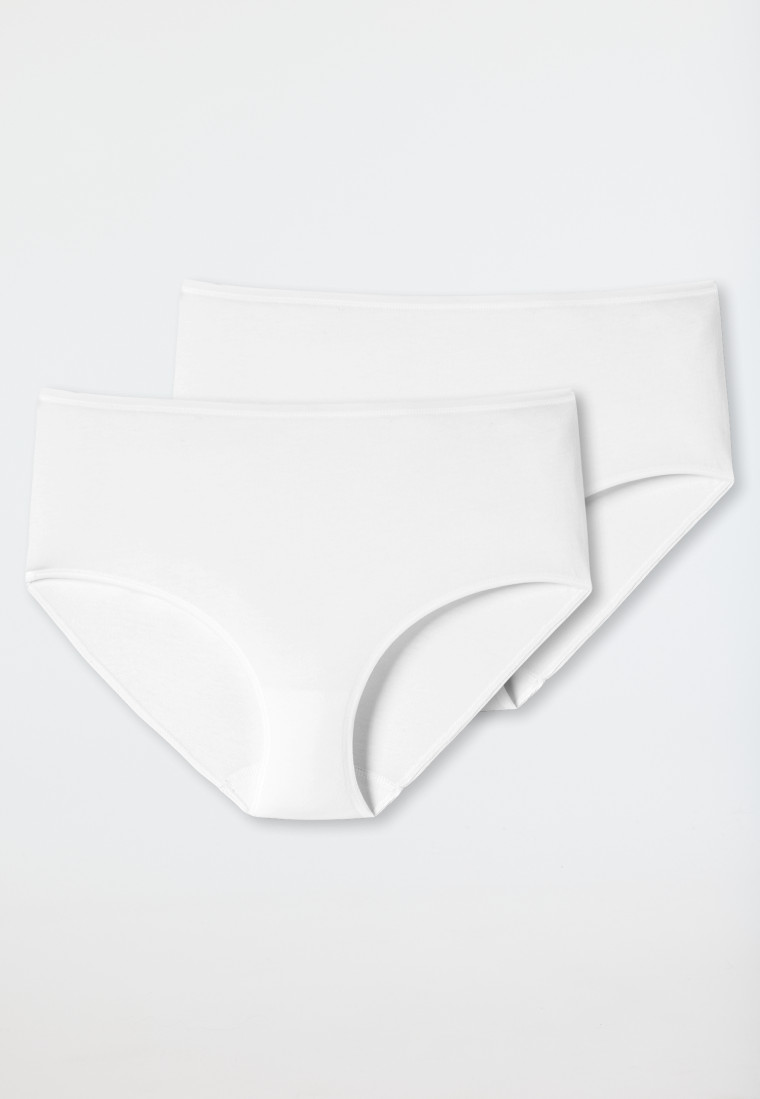Schiesser Midi 2er-Pack Organic Cotton weiß - 95/5 JETZT KAUFEN