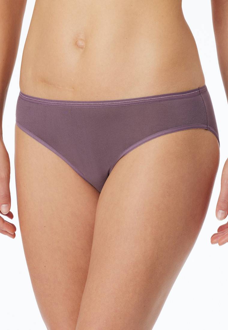 Schiesser Tai-Slips 2er-Pack dunkelblau/malve - Modal Essentials Letzte 2 Tage