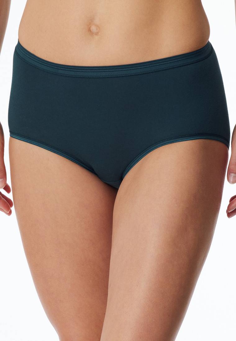 Schiesser Midi-Slip Feinripp dunkelblau - Luxury Bis zu 55% Rabatt