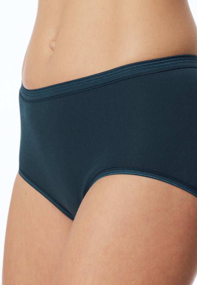 Schiesser Midi-Slip Feinripp dunkelblau - Luxury Bis zu 55% Rabatt