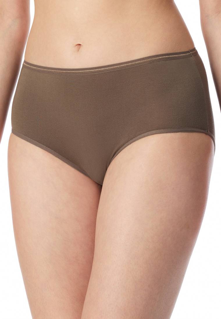Schiesser Midi-Slips 2er-Pack beige/ taupe - Modal Essentials Discount Store für neue Produkte