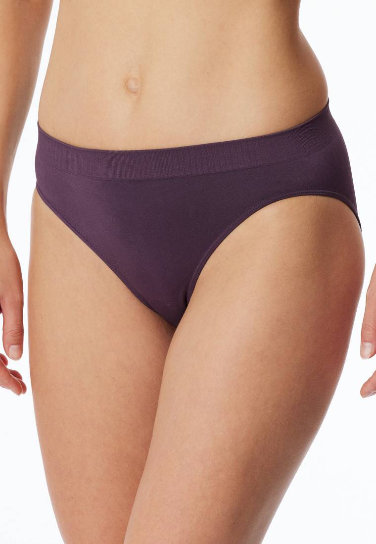 Schiesser Rio-Slip Seamless pflaume - Classic Seamless 50% Rabatt mit kostenlosem Versand