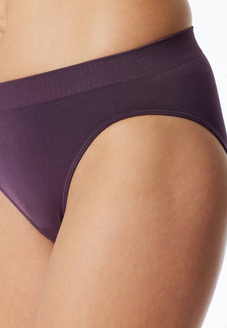 Schiesser Rio-Slip Seamless pflaume - Classic Seamless 50% Rabatt mit kostenlosem Versand