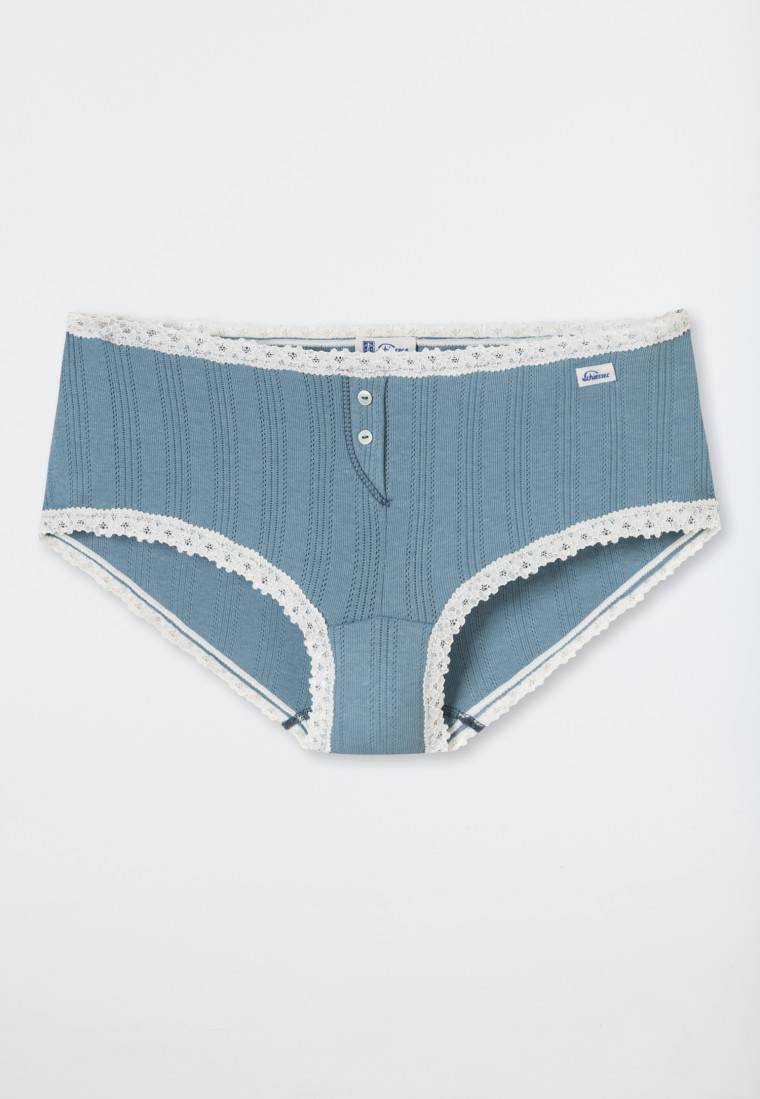 Schiesser Micro Pants blaugrau - Revival Agathe Fabrikladen